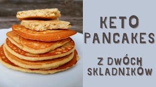 KETO PANCAKES  pankejki z dwóch składników [upl. by Salisbury]