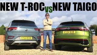 WHY NEW VW TAIGO BEATS THE MILLION SELLER TROC £30K VW COMPACT SUVS FIGHT IT OUT [upl. by Ttezil]