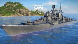 Destroyer RF Admiral Ushakov in Online Match Gameplay  Modern Warships Gameplay Ep168 [upl. by Yentruocal878]