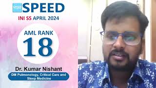 INI SS April 2024 DM Pulmonary Medicine and Critical Care Dr Kumar Nishant 18th Rank AMLiniss [upl. by Hahn404]