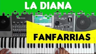 FANFARRIAS  LA DIANA  Ritmos KORG PA 3006009003X4X RITMOS 2017 [upl. by Jeri872]