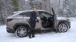 Hyundai Tucson 2022 Test Drive in Deep SNOW [upl. by Elad180]