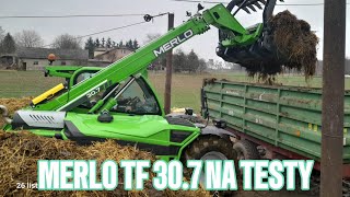 Ładowarka Merlo TF 307 na testach u klienta ROLMECH [upl. by Carmita200]