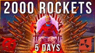 Rust ZERG Movie  How OT shot 2000 ROCKETS in 5 DAYS [upl. by Ecurb]