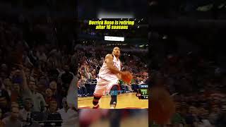 Bye MVP 🫡 Watch Derick Rose moments Highlights 🌹 derickrose chicagobulls basketballhighlights [upl. by Derna]