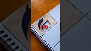 Rengoku eye 🔥 drawing alcohol marker shorts animedrawing [upl. by Aikemet]