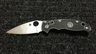 Spyderco Manix 2 Lightweight  CTSBD1 Black  FRCP  Overview [upl. by Ailliw]