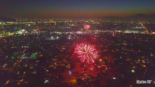 INSANE Fireworks over Los Angeles  Fourth of July 2020 [upl. by Ximena]