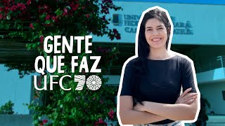 Gente que faz a UFC  70 anos Raynara Saldanha [upl. by Ailegna]