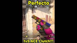 WTF 1v5 ACE CLUTCH By Perfecto Vs AUNKERE Dust2  GoGo CS2 Shorts  Nov 12 2024 [upl. by Ayik160]