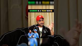 Harbhajan Singh Talking About Gautam Gambhir As Coach 😢gautamgambhir harbhajansingh shorts [upl. by Christianna]