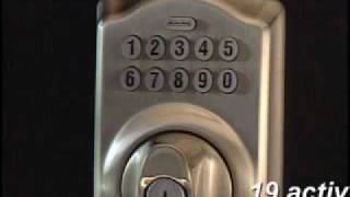 How To Program Your Schlage BE365 Keypad Deadbolt [upl. by Erlinna]