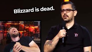 Quin LOSES IT Watching Blizzard Honest Conference [upl. by Roselani143]