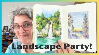 Master Mixed Media Landscapes in Just 30 Days [upl. by Merkle341]