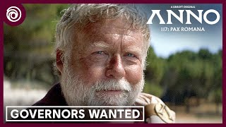 Anno 117 Pax Romana  Live Action Teaser Governors Wanted  Ubisoft Forward [upl. by Hessler]