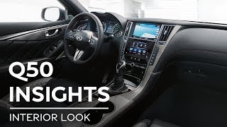 2019 INFINITI Q50 INSIGHTS Interior Design [upl. by Celia]