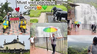 Coorg Tourist Places in Tamil  கூர்கில் பார்க்க வேண்டிய சுற்றுலா இடங்கள்  Bike rental in coorg [upl. by Dhaf]