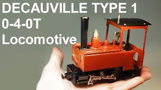 Small 040T Decauville Type1 airgas powered OO HO gauge Locomotive [upl. by Ryhpez817]