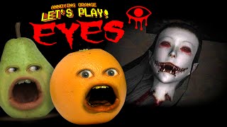 Annoying Orange and Pear Play  EYES Horror game SHOCKTOBER [upl. by Nasia573]