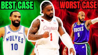 Jamal Shead Player Comparisons  NBA Draft 2024 Best Case And Worse Case Scenarios [upl. by Moynahan]