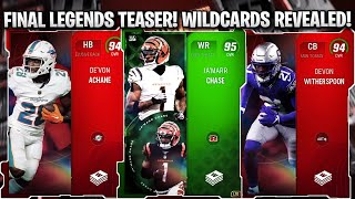 FINAL LEGENDS TEASER WEEKLY WILDCARDS CHASE WITHERSPOON AND MORE REVEALED [upl. by Swithin]