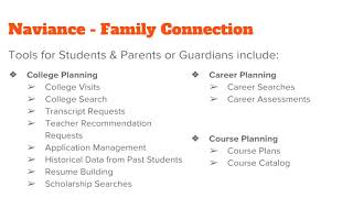 Naviance Family Connection for Students [upl. by Timmy]