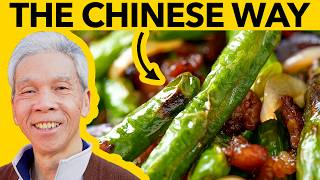 🤤 How a Chinese Chef Cooks Green Beans 干煸四季豆 [upl. by Bekha266]