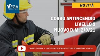 Corso Antincendio Livello 3 – Nuovo DM 2921 – Prova idranti con erogazione acqua [upl. by Zack]