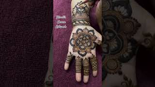 Beautiful Mehandi Artwork  Henna Mehandi Design mehndi hennatattooart shorts trending hennaart [upl. by Sirrah]