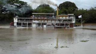 Vídeo do barco antigo Benjamin Guimarães em Barra do Guiacuí  MG [upl. by Milford]