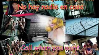 Lady Gaga feat Beyoncé Telephone Letras Y Traducción [upl. by Trebliw]