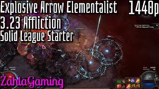 Still My Favorite League Starter 323 Explosive Arrow Ballista Elementalist  1440p WZahlaGaming [upl. by Tay511]