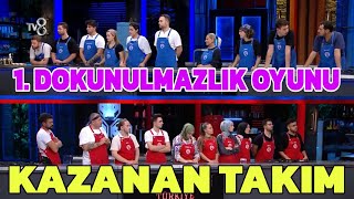 1 Dokunulmazlık Oyunu Kazanan Takım Masterchef Türkiye [upl. by Rattan15]