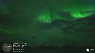 Dancing aurora at Lyngen North [upl. by Douglass]