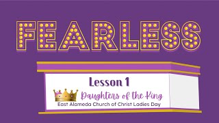 Lesson 1  Oct 7 2023  Daughters of the King Ladies Day [upl. by Aldrich]