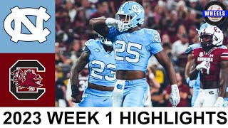 21 North Carolina vs South Carolina  College Football Week 1  2023 College Football Highlights [upl. by Kcirret]