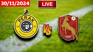 Perak FC Vs Kelantan DN  Malaysia Cup  Live Match Score Today 🛑 [upl. by Nicolai]