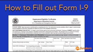 How to Fill out Form I9 Easy StepbyStep Instructions [upl. by Ellenig]