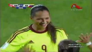 Deyna Castellanos  Amazing Goal vs Canada  FIFA U 17 Women´s World Cup Jordan 2016 [upl. by Kara51]