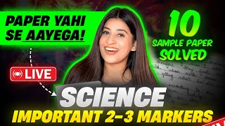 Science Guaranteed 23 Markers for Exam🔥10 sample paper solved😎 Class 10 [upl. by Huckaby]