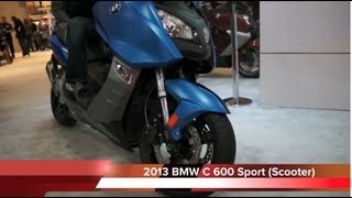 BMW C600 SPORT C650 GT Scooter  Review NYC EXPO [upl. by Durham722]