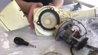 Vorwerk folletto kobold motore motor vk 117 116 sostituzione part 1 [upl. by Loris]