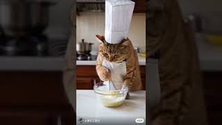 Lets make some delcious dish cat cooking food animals [upl. by Esertal]