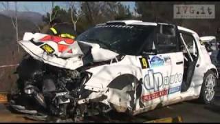 Robert Kubica Wypadek  Crash in Rally Ronde di Andora [upl. by Anitnerolf617]