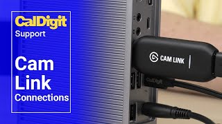 Cam Link and USB Capture Device Troubleshooting  CalDigit Support [upl. by Tito]