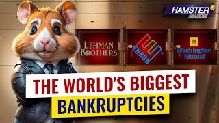 The fall of financial titans top 3 catastrophic bankruptcies ⚡️ Hamster Academy [upl. by Sharp918]