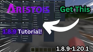 Best 189 Hacked Client  Aristois Hacked Client Download Guide  Tutorial  Fast Free and Easy [upl. by Llenart828]