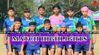 Match Highlights Ucha VS Daduwal Under Age Catagory  New Punjab Tv newpunjabtv [upl. by Monjan]