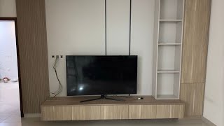 tv wall decoration Lets interior design [upl. by Terrence460]