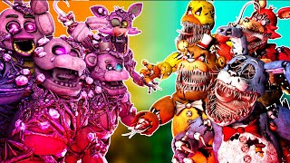 SFM FNaF Demented vs Toxic Animatronics [upl. by Piselli]